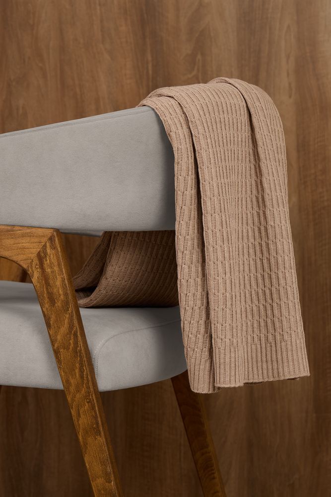 Плед Slumberland, бежевый меланж — изображение 6