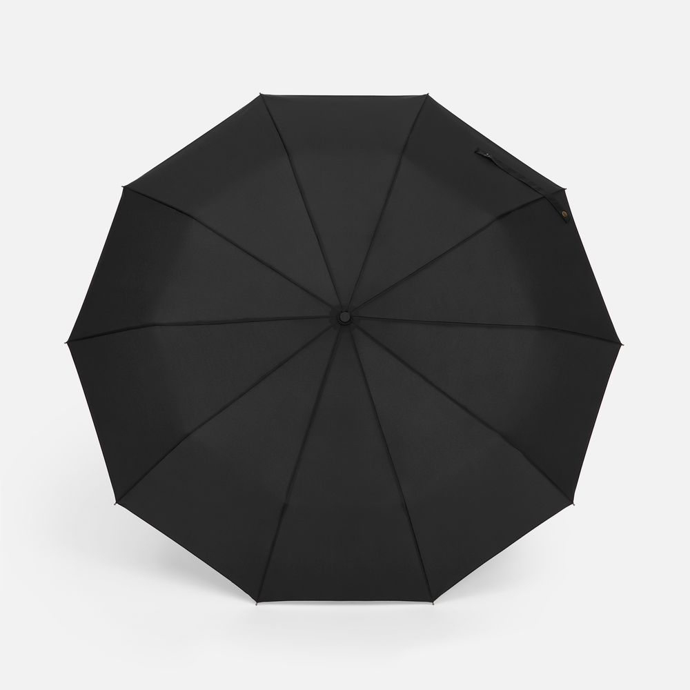 Зонт складной Cloudburst в подарочной упаковке, черный — изображение 3