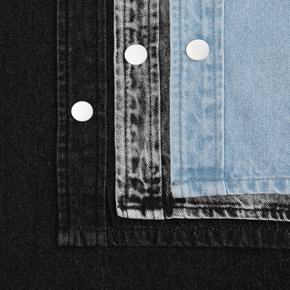 Куртка джинсовая O3, черная — изображение 13