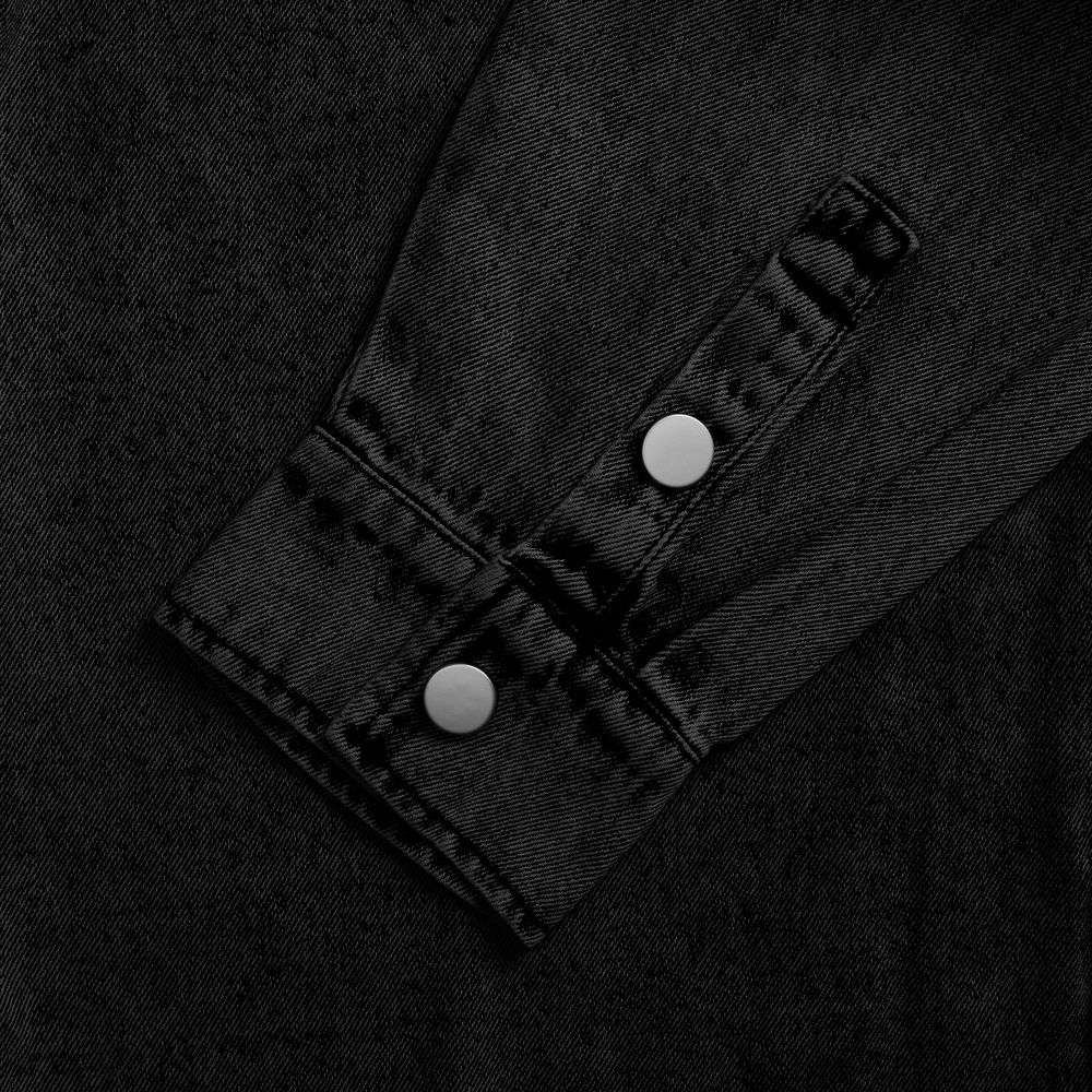 Куртка джинсовая O3, черная — изображение 9