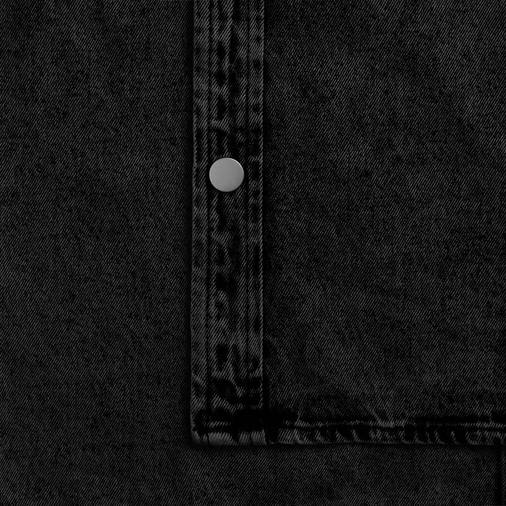 Куртка джинсовая O3, черная — изображение 10
