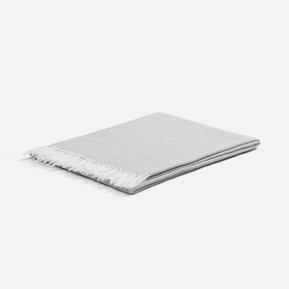 Плед «Гирвас», светло-серый — изображение 3