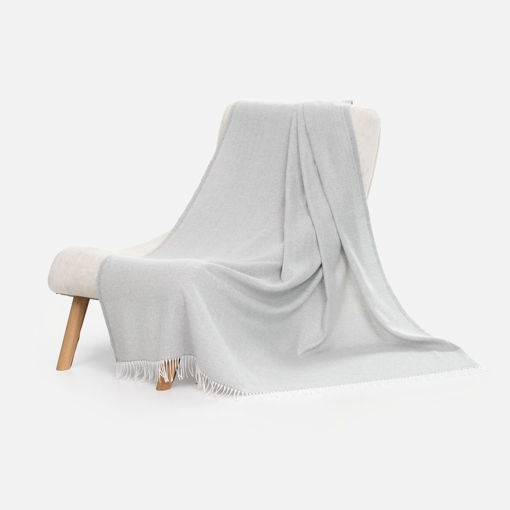 Плед «Гирвас», светло-серый — изображение 6