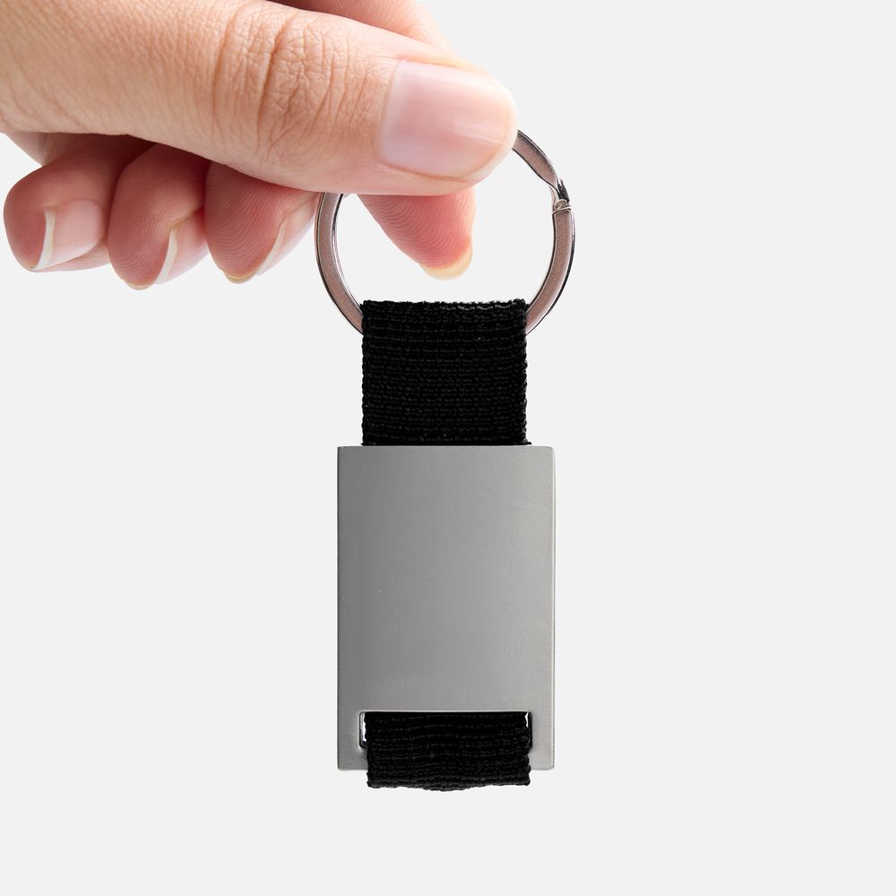 Брелок Inlet с тканевой вставкой, черный — изображение 5