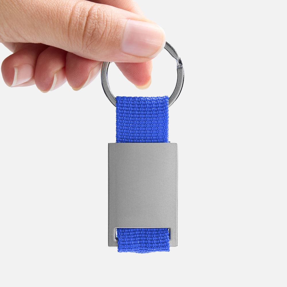 Брелок Inlet с тканевой вставкой, синий — изображение 5
