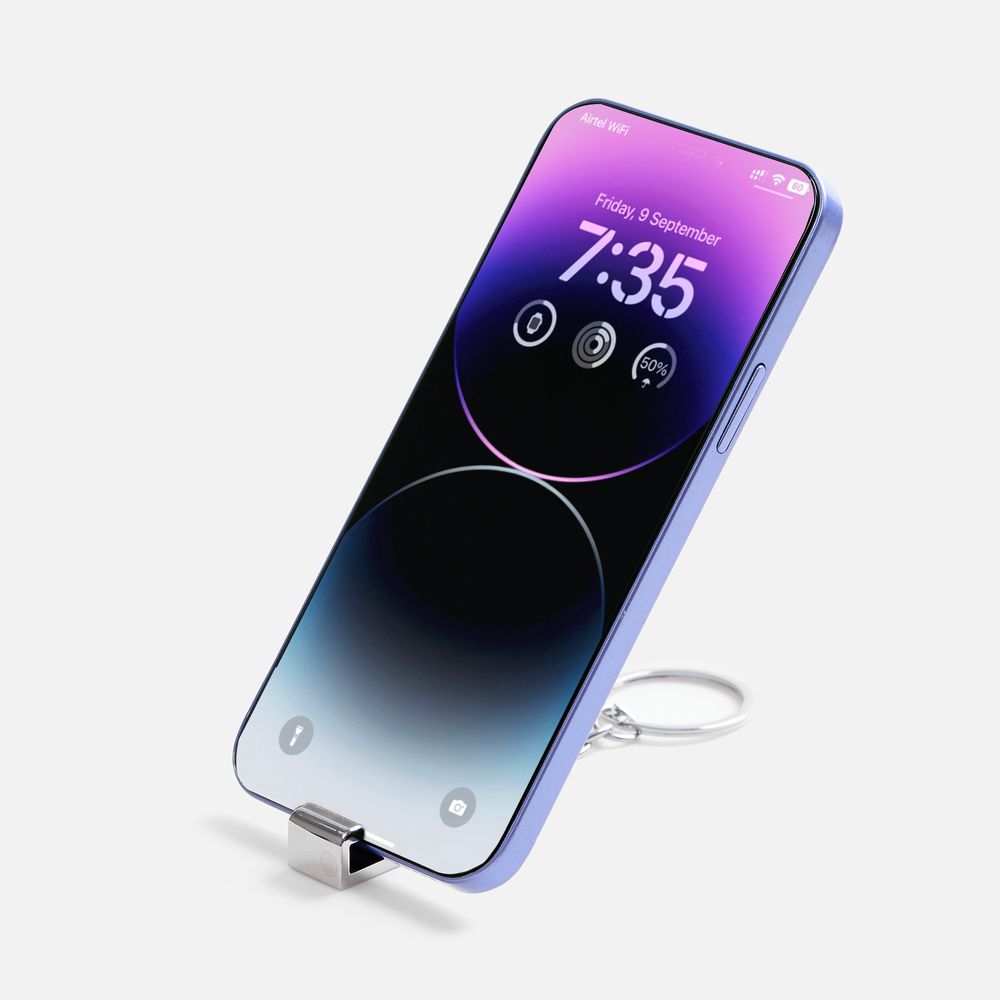 Брелок-подставка с открывалкой Virke, серебристый — изображение 6