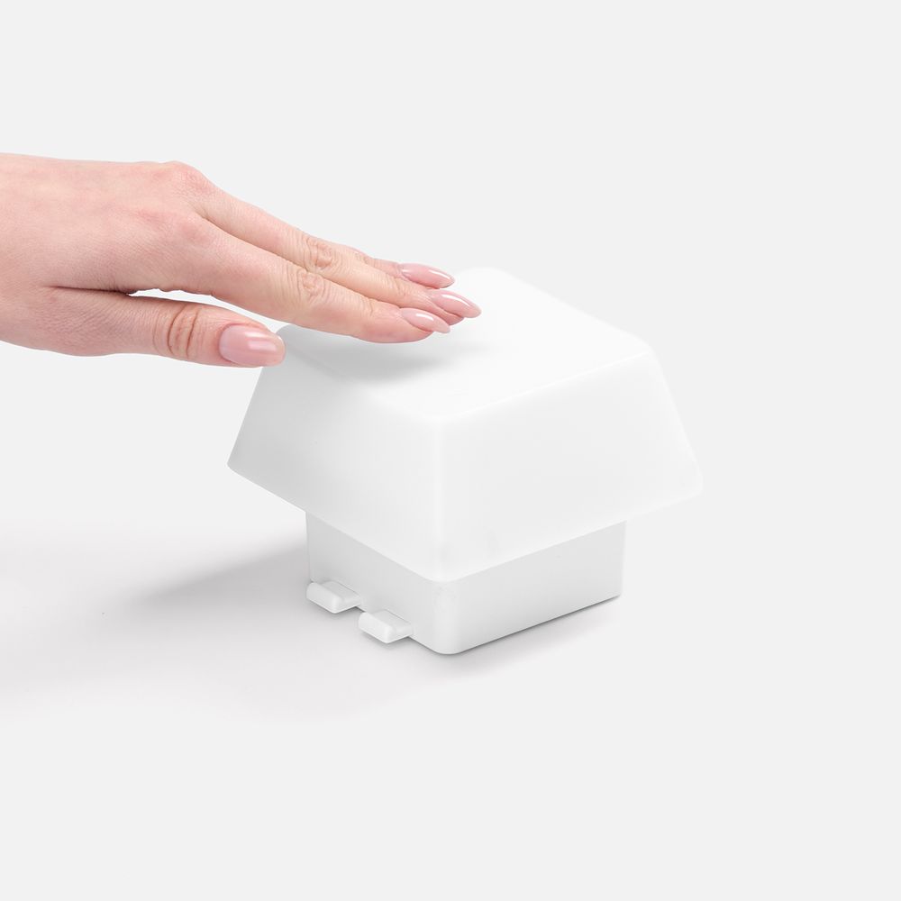 Светильник с подставкой для смартфона Knoppi, белый — изображение 5