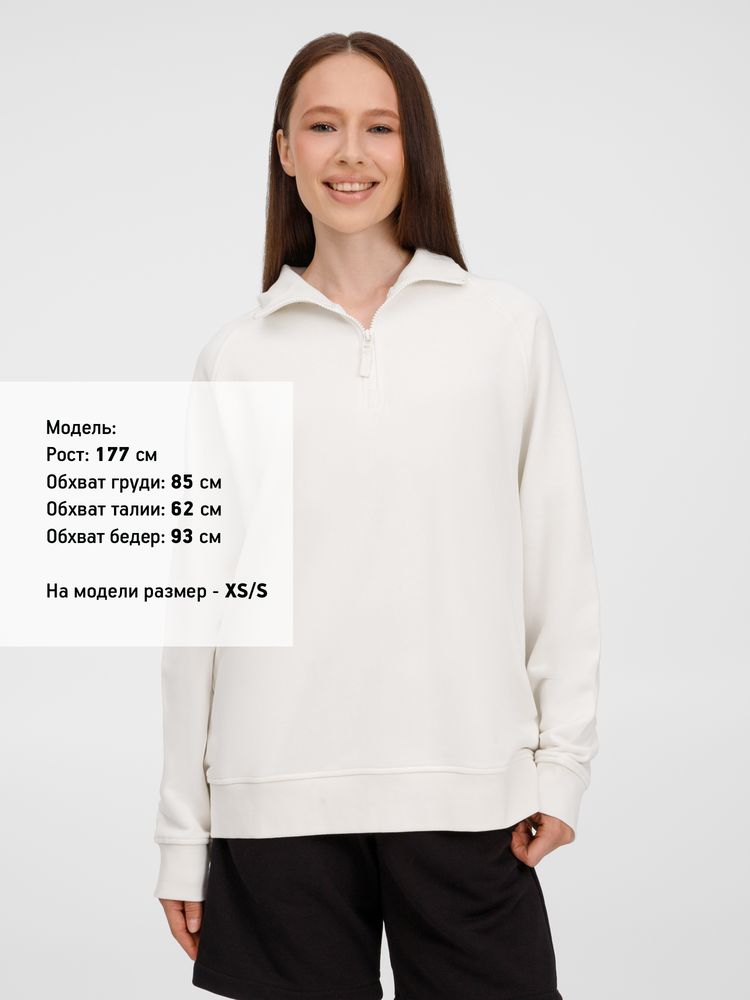 Толстовка унисекс S3, молочно-белая — изображение 11