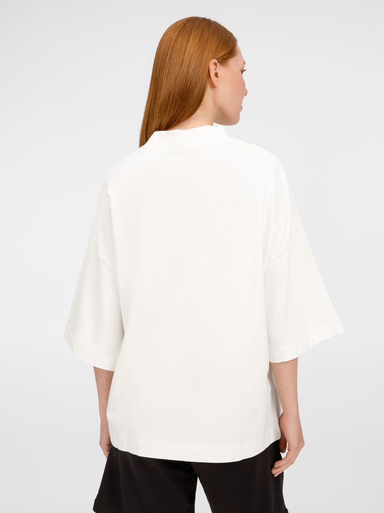 Футболка оверсайз унисекс T9, молочно-белая — изображение 8