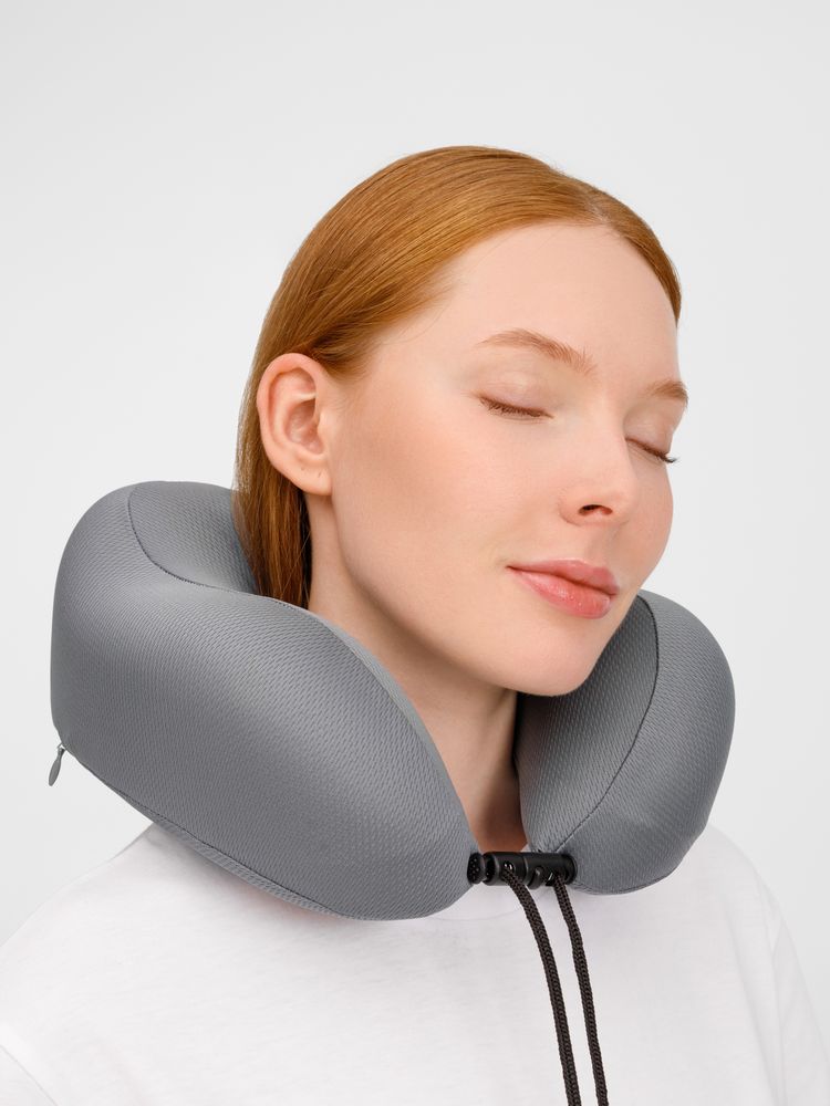 Дорожная подушка Somna, серая — изображение 10