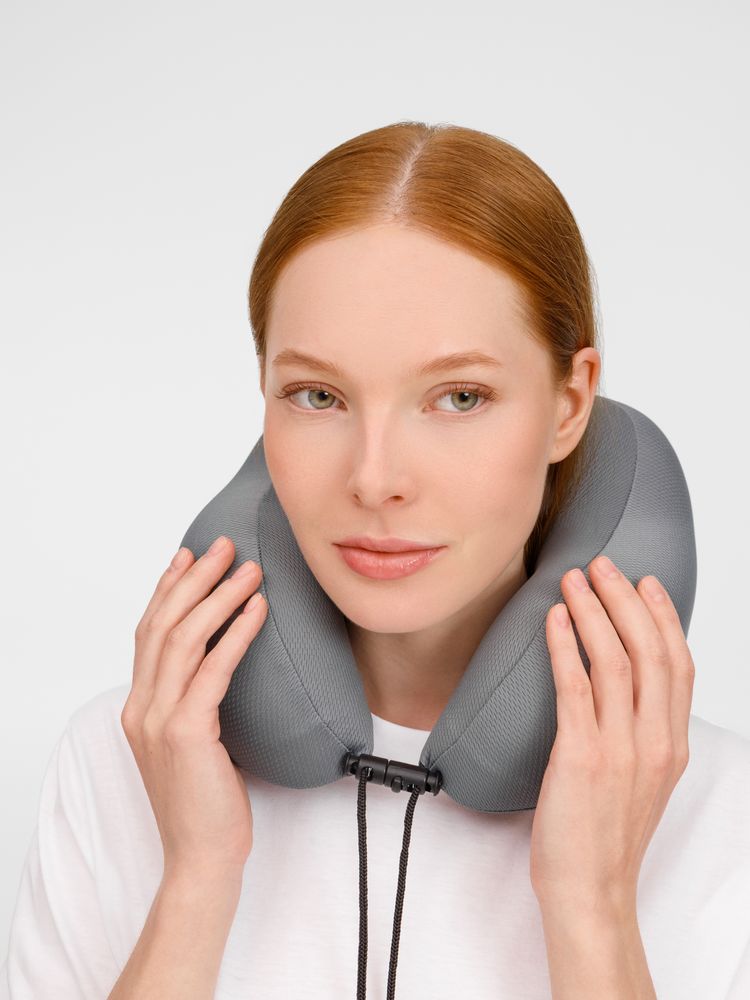 Дорожная подушка Somna, серая — изображение 11