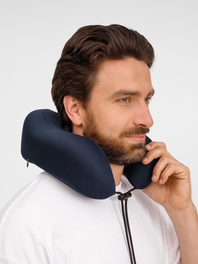 Дорожная подушка Somna, синяя — изображение 11