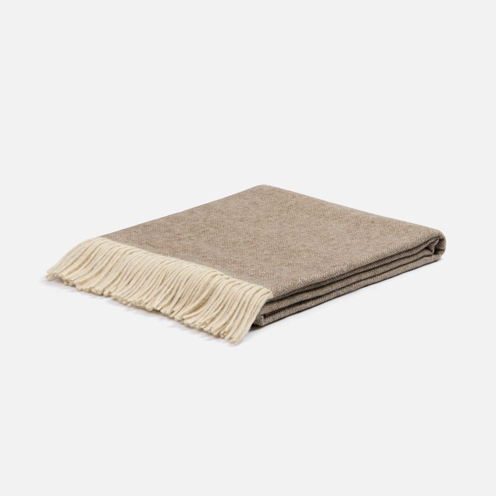 Плед Barolo, бежевый — изображение 4