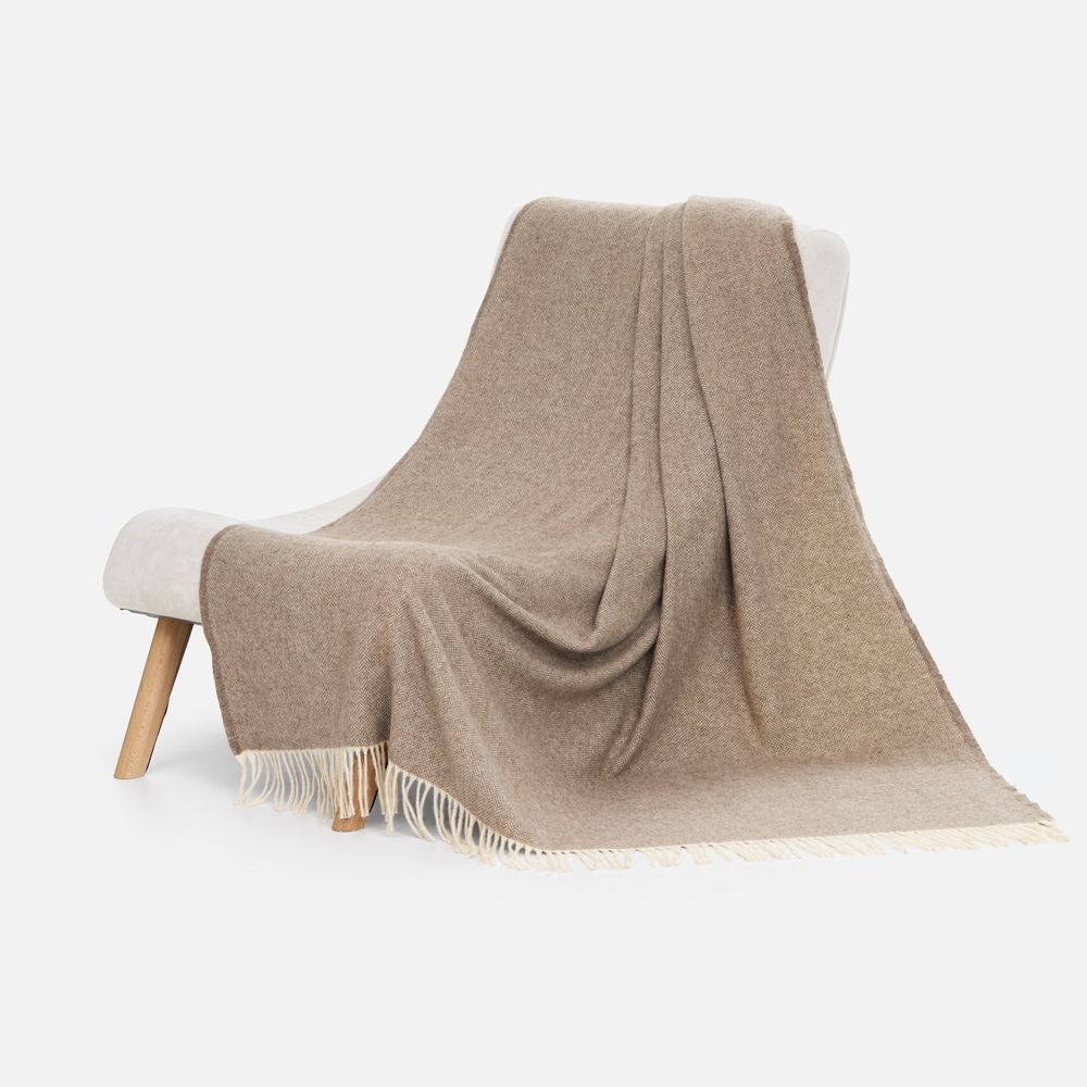 Плед Barolo, бежевый — изображение 5