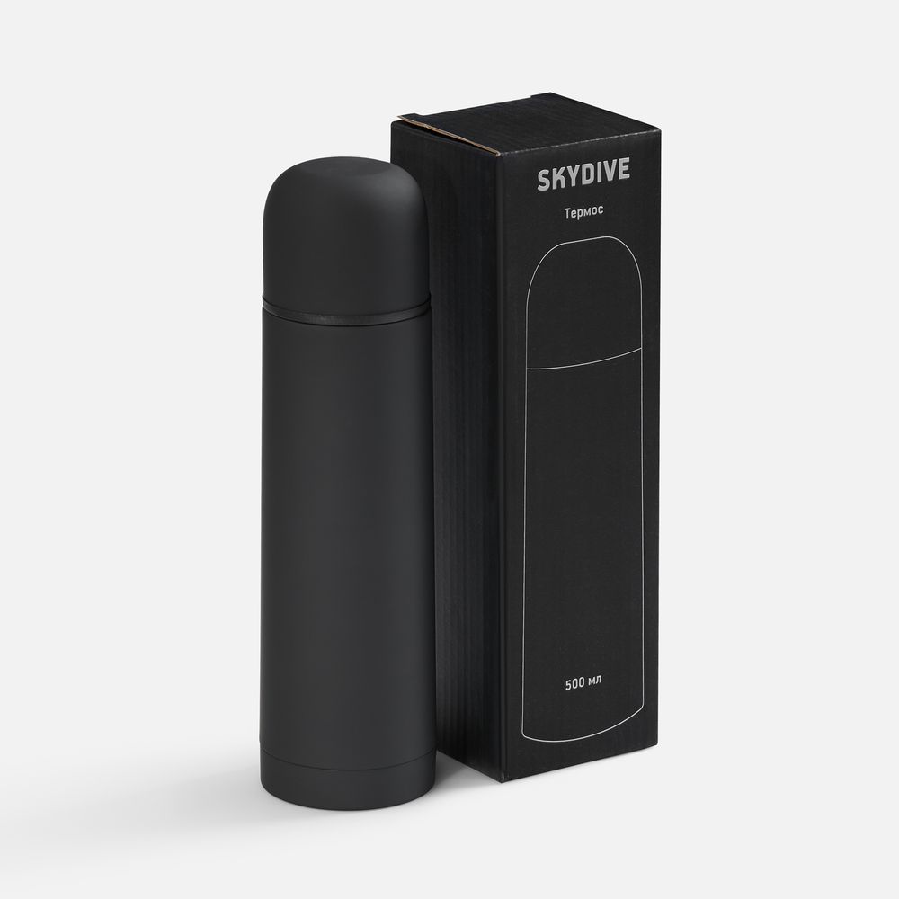 Термос Skydive, ver.2, черный — изображение 7