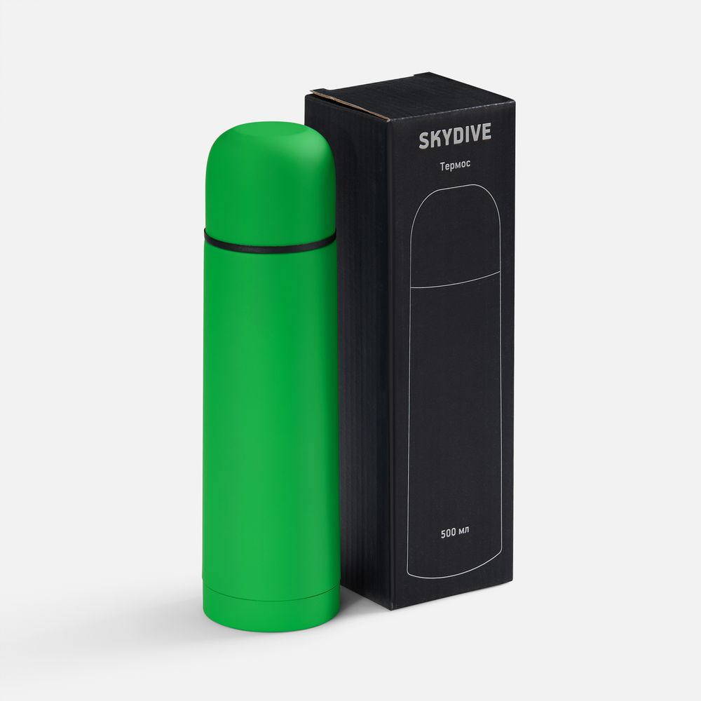Термос Skydive, ver.2, зеленый — изображение 8