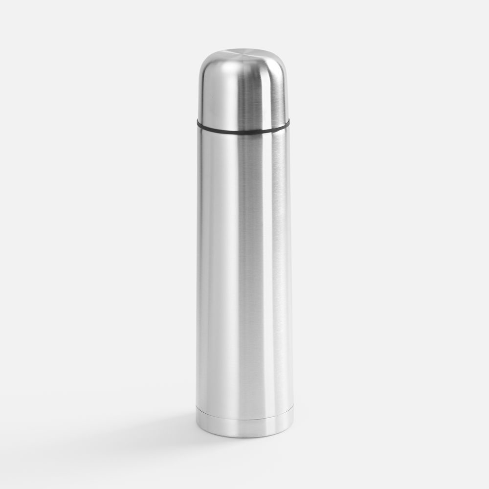 Термос Plain 1000, ver.2, серебристый — изображение 3