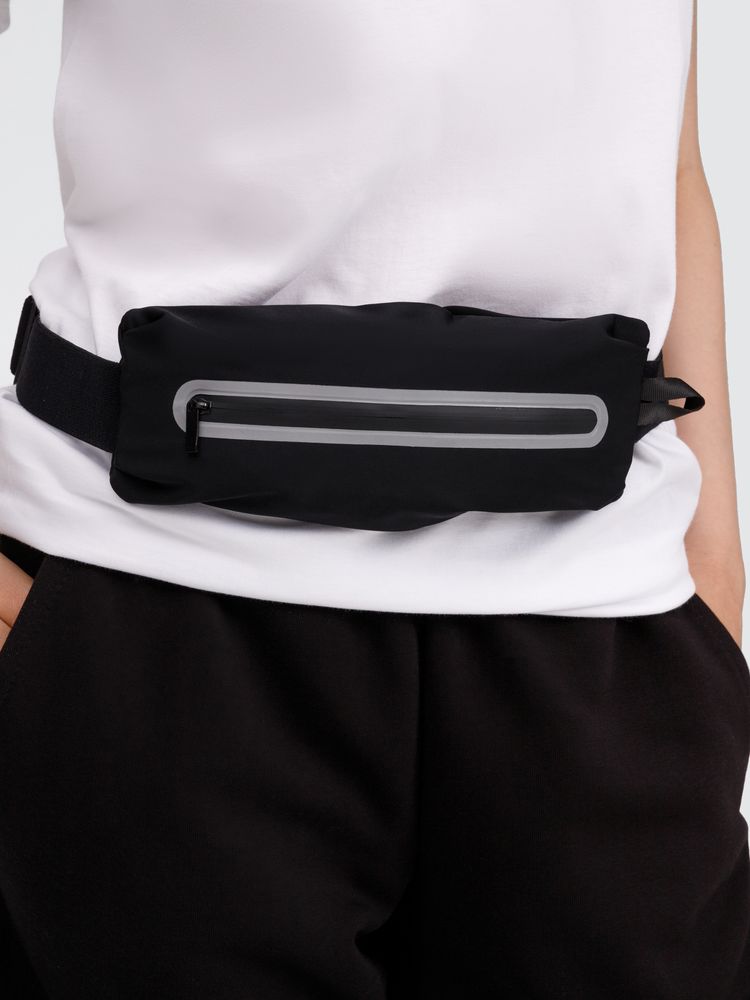 Спортивная поясная сумка Springa, черная — изображение 7