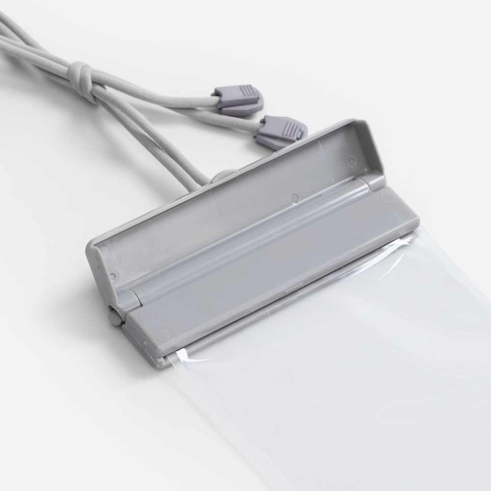 Водонепроницаемый чехол для телефона Aqualock, серый — изображение 4