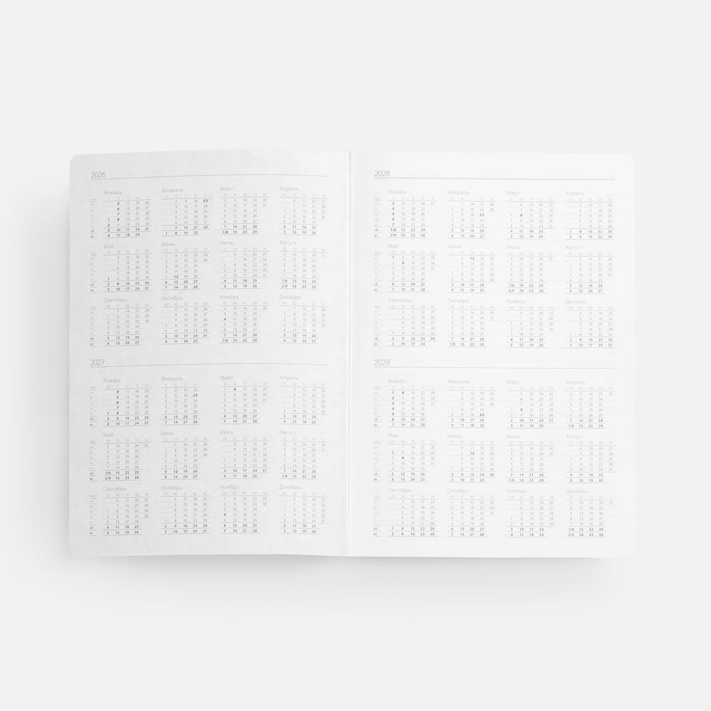 Ежедневник Flexpen Shall, недатированный, черный — изображение 10