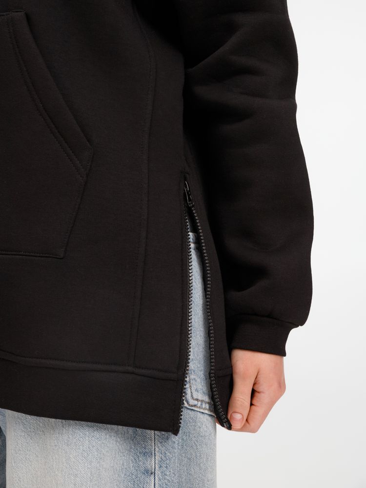 Худи унисекс оверсайз Easy Street, черное — изображение 16