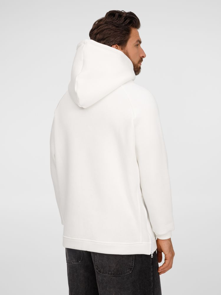 Худи унисекс оверсайз Easy Street, молочно-белое — изображение 9