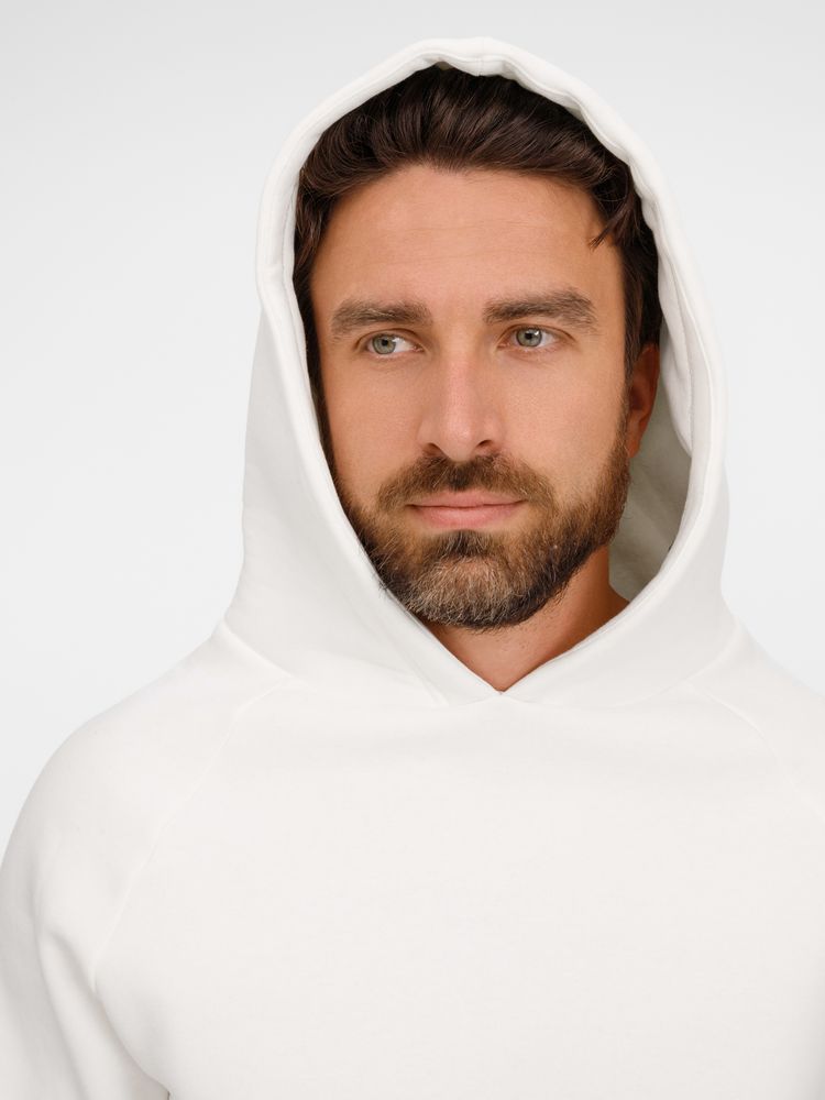 Худи унисекс оверсайз Easy Street, молочно-белое — изображение 10