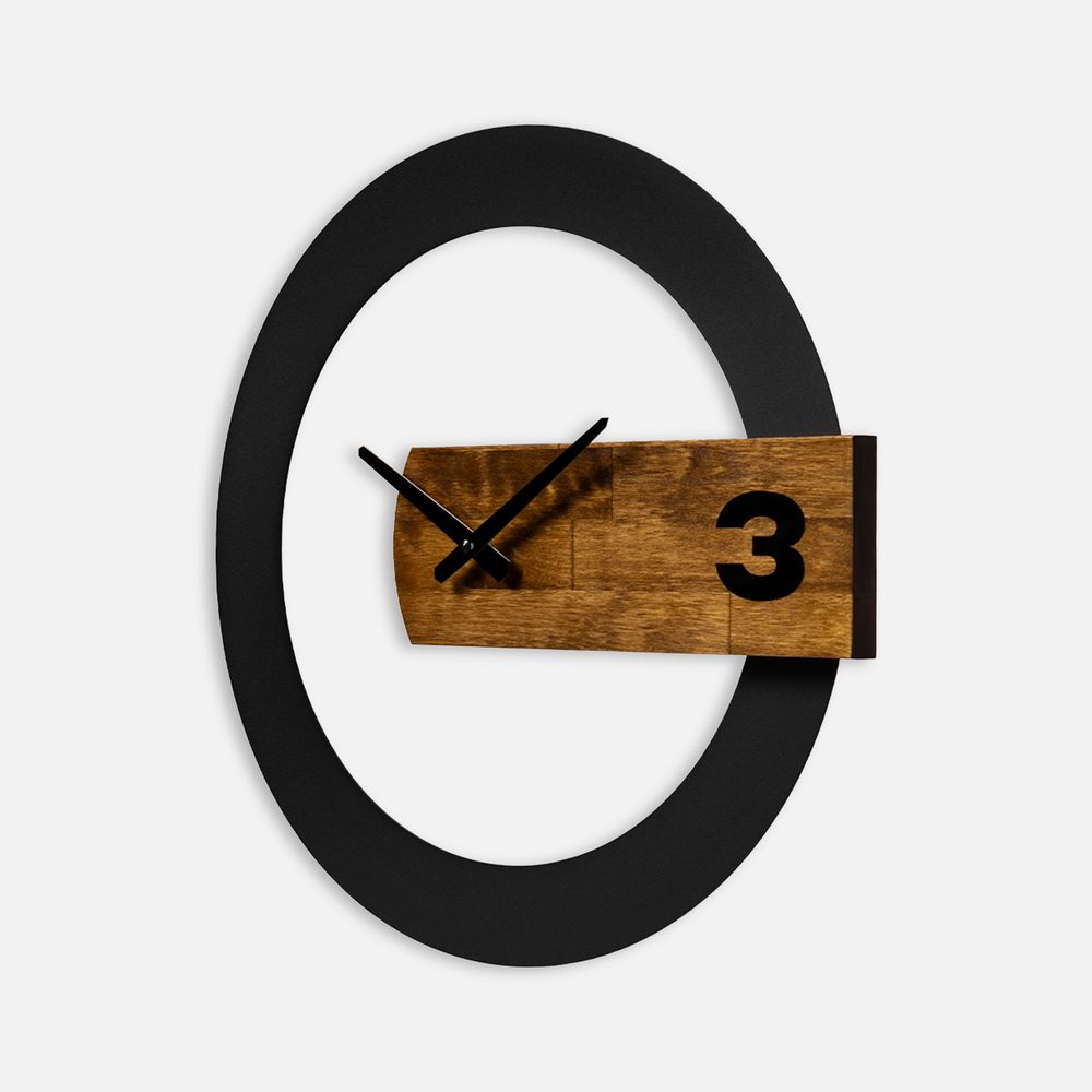 Часы TimeLord, черные с коричневым — изображение 3