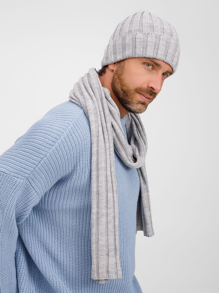 Шапка Metelitsa, серебристо-серый меланж — изображение 8