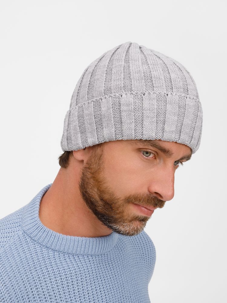 Шапка Metelitsa, серебристо-серый меланж — изображение 5