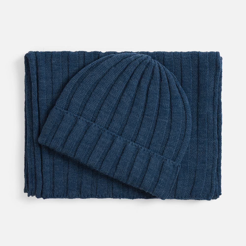 Шапка Metelitsa, синий меланж (джинс) — изображение 4