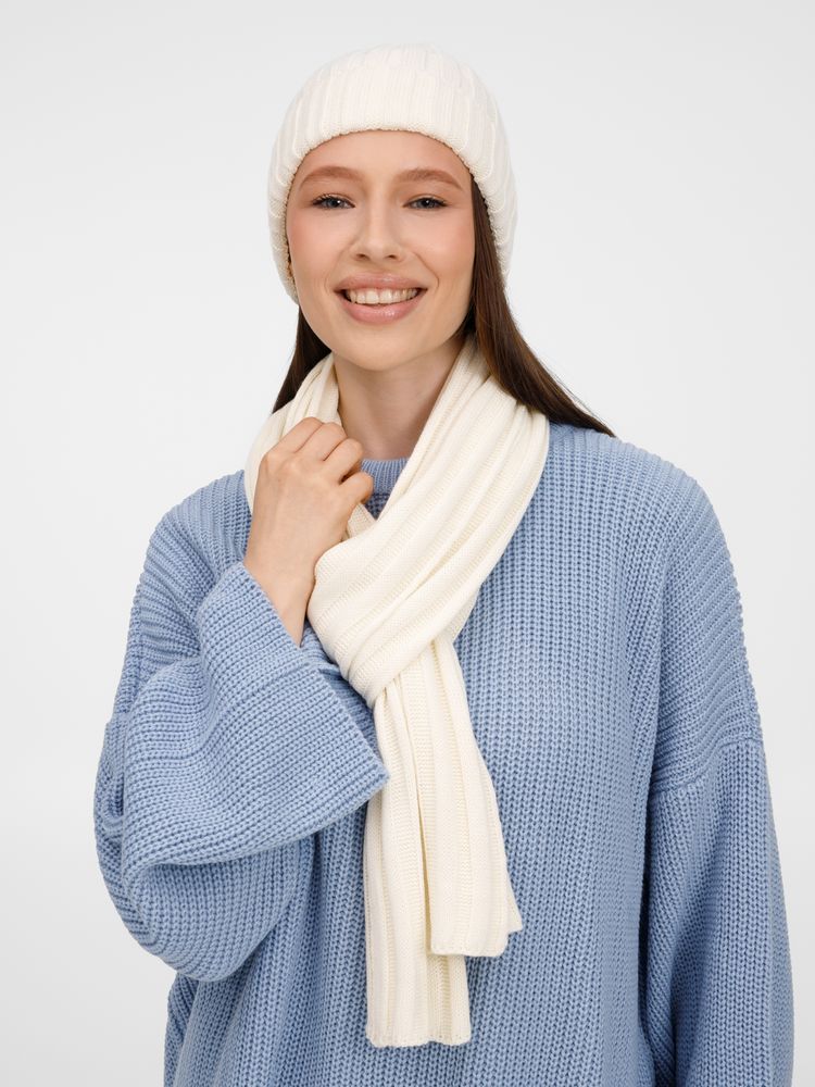 Шарф Metelitsa, белый (молочный) — изображение 9