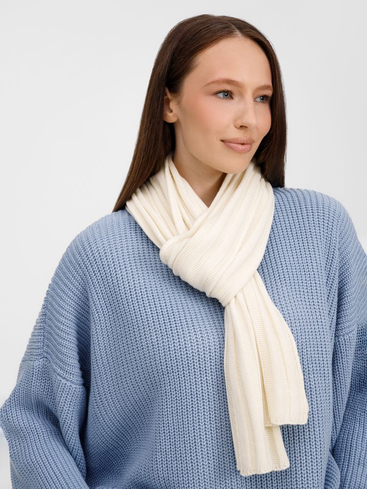 Шарф Metelitsa, белый (молочный) — изображение 6