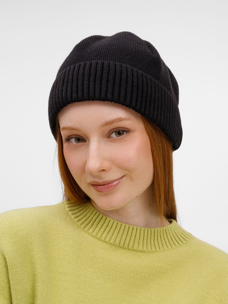 Шапка ComFleece, черная — изображение 6