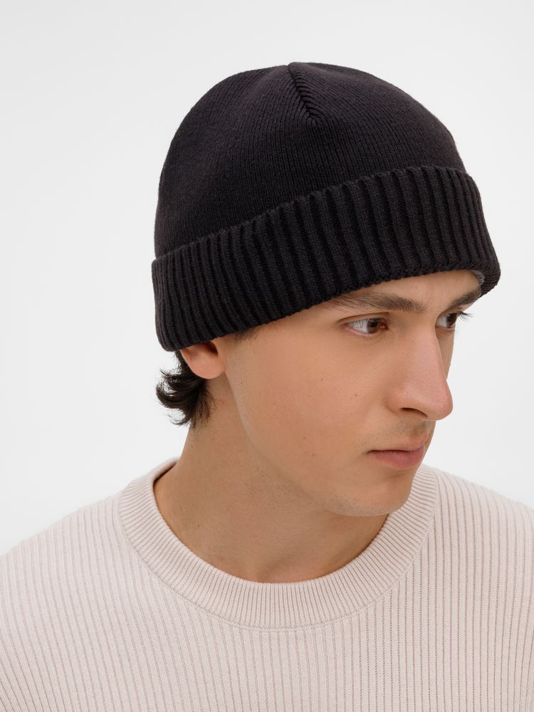 Шапка ComFleece, черная — изображение 5