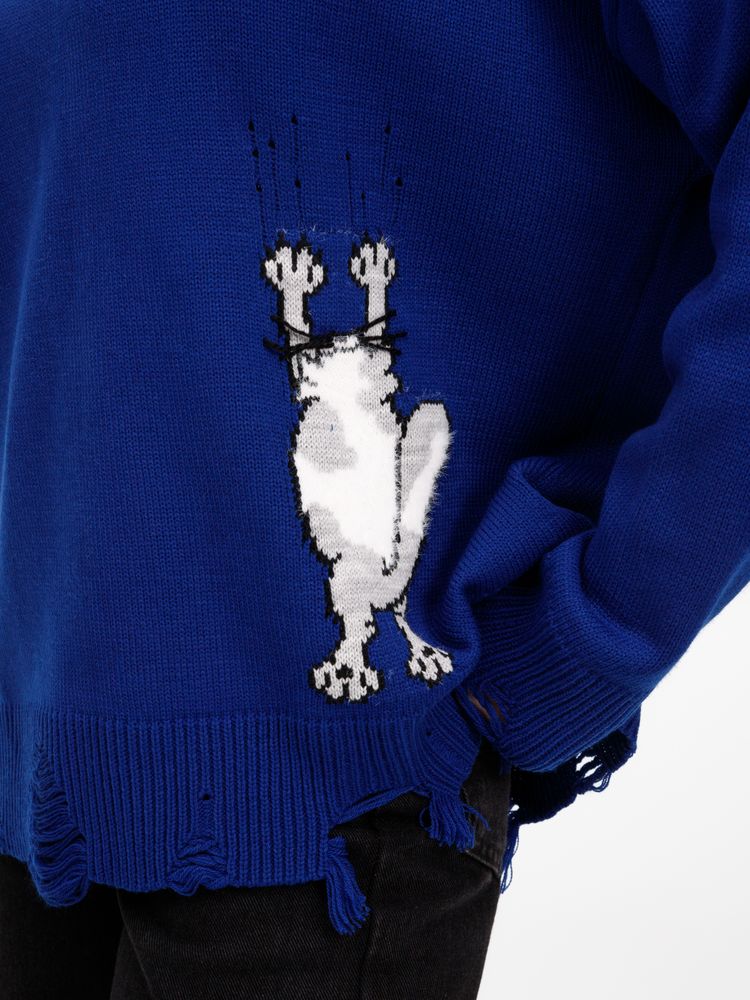 Джемпер Sharpick, темно-синий (кобальт) — изображение 12
