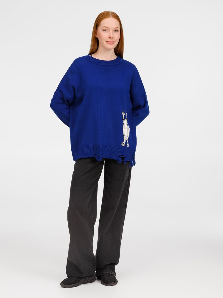 Джемпер Sharpick, темно-синий (кобальт) — изображение 8