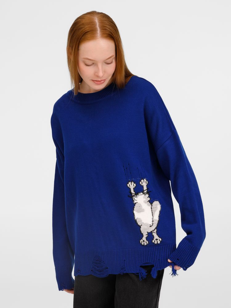 Джемпер Sharpick, темно-синий (кобальт) — изображение 9