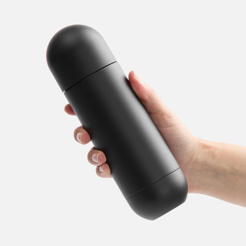 Термос Tubula Soft Touch, черный — изображение 4