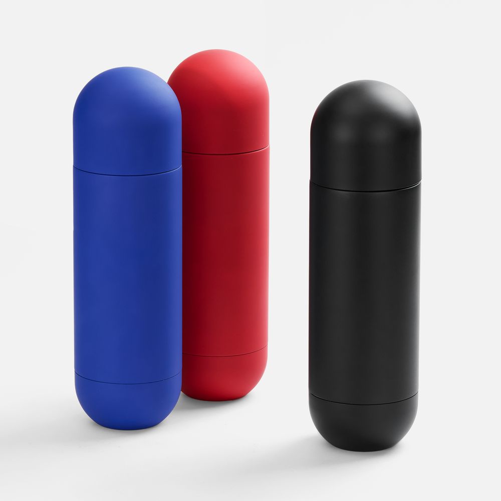 Термос Tubula Soft Touch, черный — изображение 5