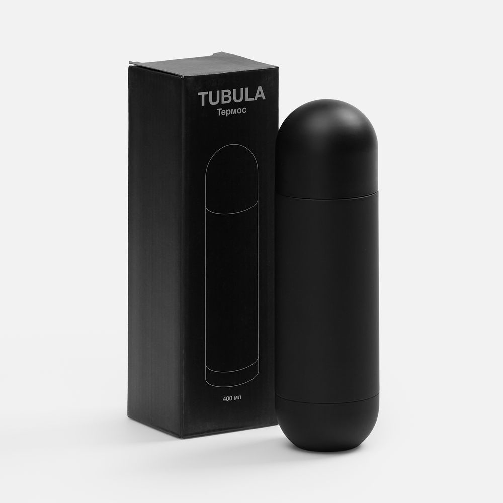 Термос Tubula Soft Touch, черный — изображение 6