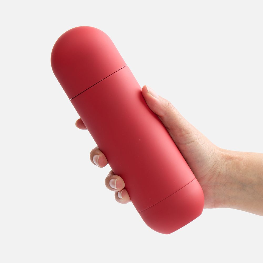 Термос Tubula Soft Touch, красный — изображение 4