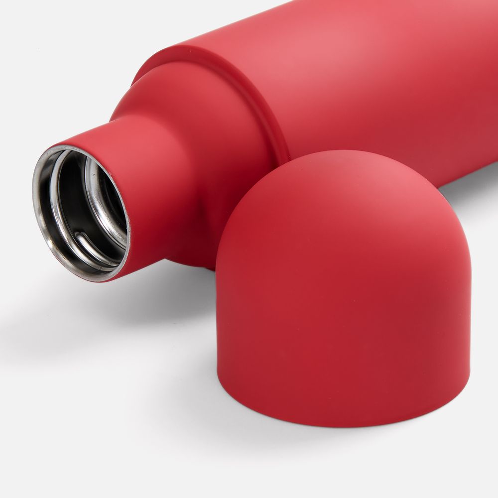 Термос Tubula Soft Touch, красный — изображение 3