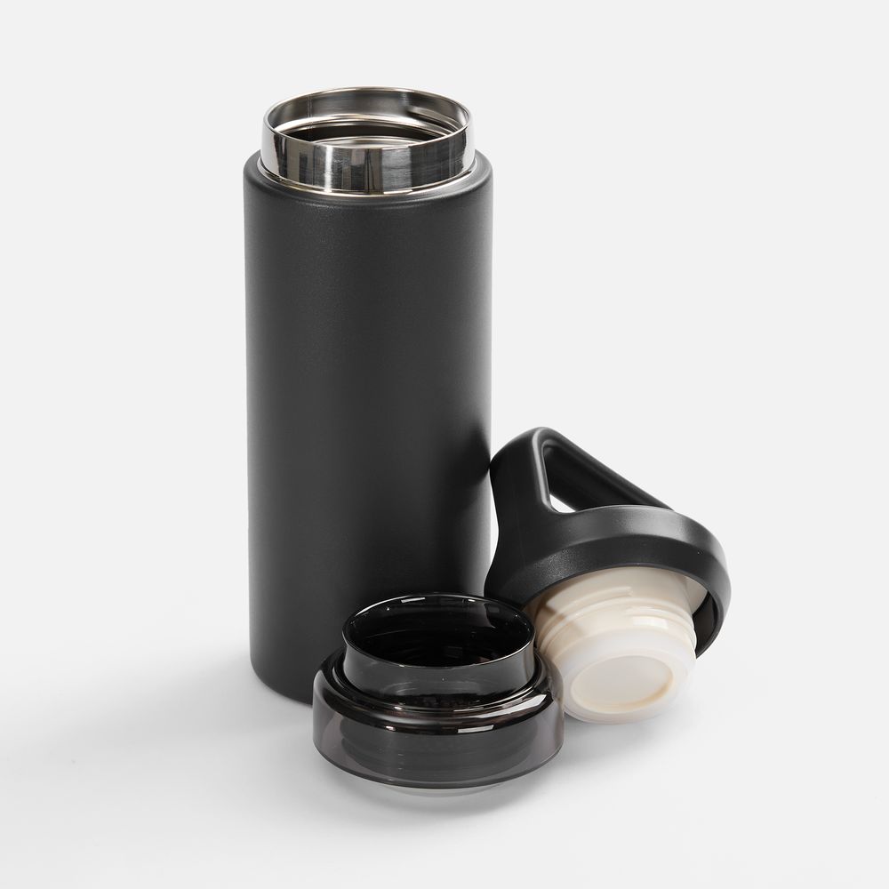 Термостакан Leval с ситечком, черный — изображение 3