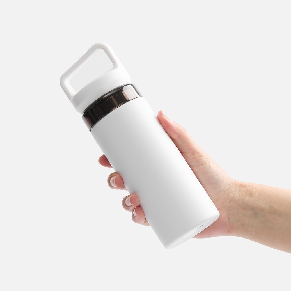 Термостакан Leval с ситечком, белый — изображение 4