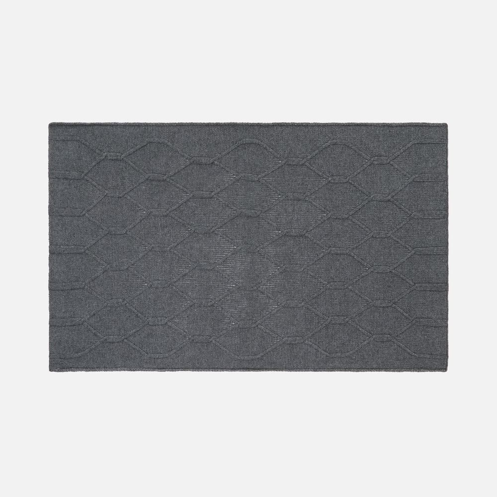 Плед Curve Verve, серый меланж (маренго) — изображение 4