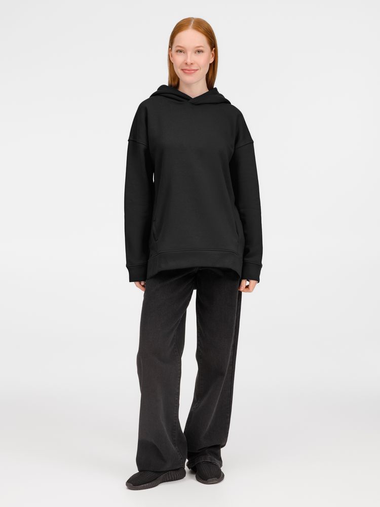 Худи оверсайз унисекс Tolla, черное — изображение 11