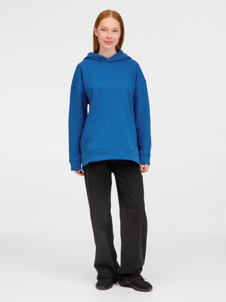 Худи оверсайз унисекс Tolla, синее (джинс) — изображение 12