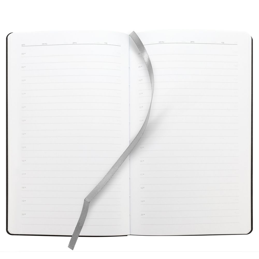 Ежедневник Knit, недатированный, темно-серый — изображение 9