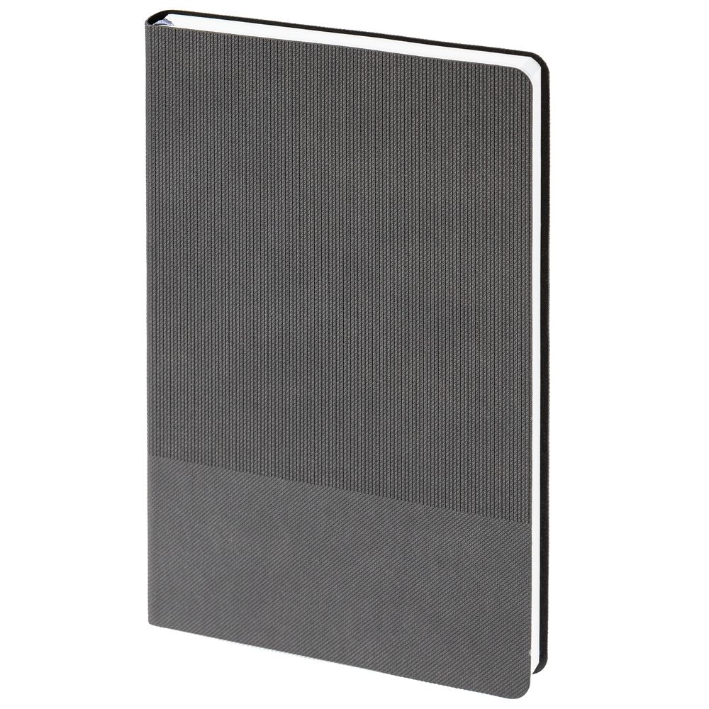 Ежедневник Knit, недатированный, темно-серый — изображение 3